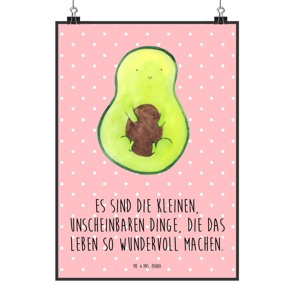 Poster Avocado Kern Kinderposter, Raumdekoration, Kunstdruck, Mr. & Mrs. Panda Poster, Handgemaltes Poster, Poster, Wanddeko Bild, Wanddeko, Wanddekoration, Designposter, Küchenposter, Bild, Wandposter, Posterdruck, Avocado, Veggie, Vegan, Gesund, Avocadokern, Kern, Avokado, Pflanze, Spruch Leben