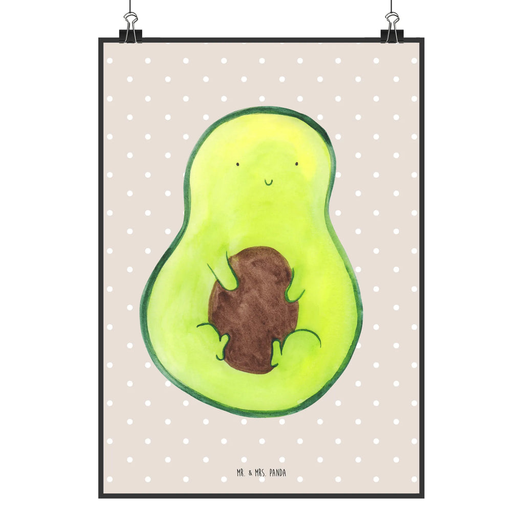 Poster Avocado Kern Kinderposter, Raumdekoration, Kunstdruck, Mr. & Mrs. Panda Poster, Handgemaltes Poster, Poster, Wanddeko Bild, Wanddeko, Wanddekoration, Designposter, Küchenposter, Bild, Wandposter, Posterdruck, Avocado, Veggie, Vegan, Gesund, Avocadokern, Kern, Avokado, Pflanze, Spruch Leben