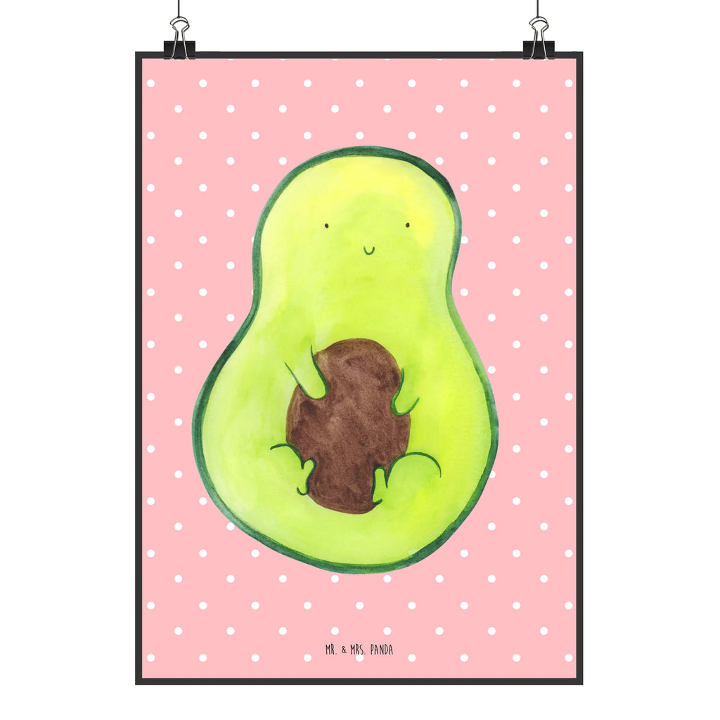 Poster Avocado Kern Kinderposter, Raumdekoration, Kunstdruck, Mr. & Mrs. Panda Poster, Handgemaltes Poster, Poster, Wanddeko Bild, Wanddeko, Wanddekoration, Designposter, Küchenposter, Bild, Wandposter, Posterdruck, Avocado, Veggie, Vegan, Gesund, Avocadokern, Kern, Avokado, Pflanze, Spruch Leben