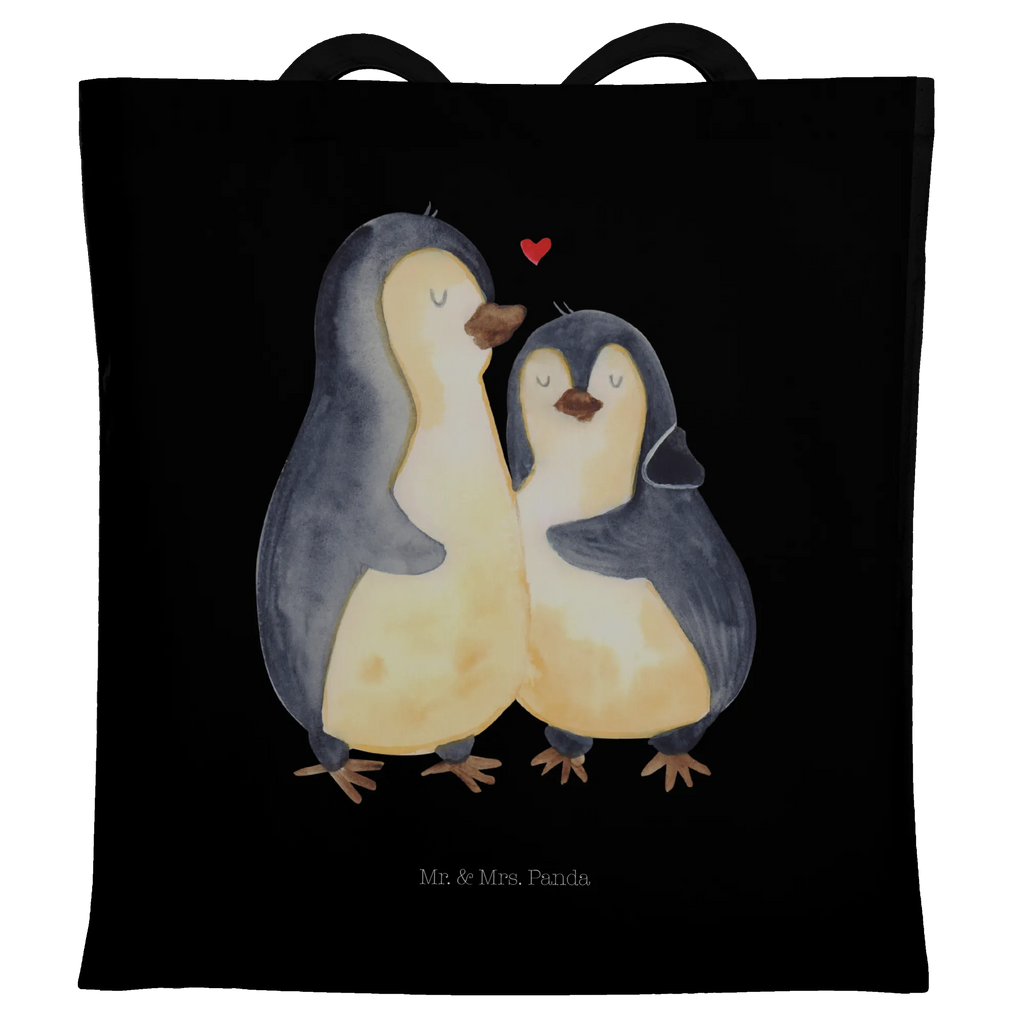 Tragetasche Pinguin umarmend shopping tasche, tote bag, Laptoptasche, Jutetasche, Strandtasche, Henkeltasche, Stofftasche, Einkaufstasche, Tasche, Einkaufsbeutel, Alltagstasche, Umhängetasche, Schultasche, Einkaufstüte, Jutebeutel, uni tasche, bedruckte tasche, büchertasche, Schultertasche, Badetasche, Statementbeutel, Tragetasche, Stoffbeutel, Beutel, Baumwolltasche, Beuteltasche, unitasche, baumwollbeutel, Shopper, Tüte, Leinentasche, Pinguin, Liebesbeweis, Verlobung, Liebe, Liebesgeschenk, Hochzeitstag, Jahrestag, Hochzeitsgeschenk, Liebespaar, Hochzeit