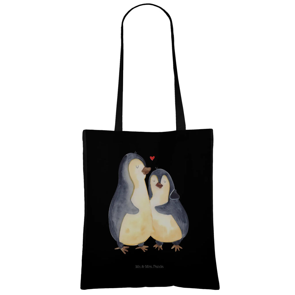 Tragetasche Pinguin umarmend shopping tasche, tote bag, Laptoptasche, Jutetasche, Strandtasche, Henkeltasche, Stofftasche, Einkaufstasche, Tasche, Einkaufsbeutel, Alltagstasche, Umhängetasche, Schultasche, Einkaufstüte, Jutebeutel, uni tasche, bedruckte tasche, büchertasche, Schultertasche, Badetasche, Statementbeutel, Tragetasche, Stoffbeutel, Beutel, Baumwolltasche, Beuteltasche, unitasche, baumwollbeutel, Shopper, Tüte, Leinentasche, Pinguin, Liebesbeweis, Verlobung, Liebe, Liebesgeschenk, Hochzeitstag, Jahrestag, Hochzeitsgeschenk, Liebespaar, Hochzeit