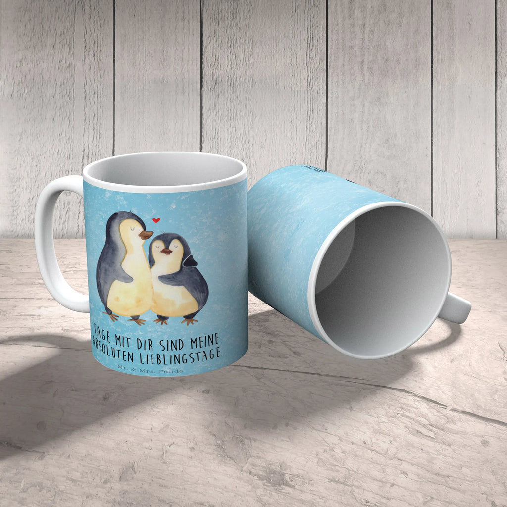 Mug Penguin embrace Teetasse, Geschenktasse, Porzellantasse, Kaffeetasse, Keramiktasse, Tasse mit Zitaten, Bürotasse, Tasse mit Motiven, Tasse, Pinguin, Verlobung, Liebesbeweis, Hochzeitstag, Liebe, Liebespaar, Liebesgeschenk, Hochzeit, Jahrestag, Hochzeitsgeschenk