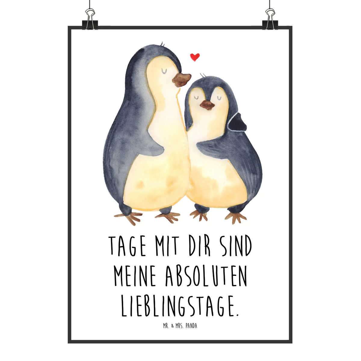 Poster Penguin embrace