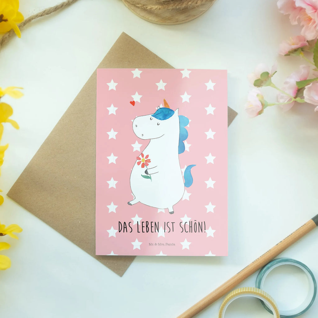 Greetings card unicorn Stroll abiturkarte, babykarte, hochzeitskarten, neujahrskarte, osterkarten, einladungskarten, Grußkarte, osterkarte, Klappkarte, kommunionskarte, vatertagskarte, Glückwunschkarte, Grußkarten, Beileidskarte, valentinstagskarte, genesungskarte, firmungskarte, dankeskarten, weihnachtskarten, glückwunschkarten, jubiläumskarte, Motivkarte, spruchkarte, Unicorn, Einhorn Deko, Einhorn, Einhörner, Freundin, Glitzer, Schwester, Motivation, Gute Laune, Spaziergang, Freude, Mutter, Blumen