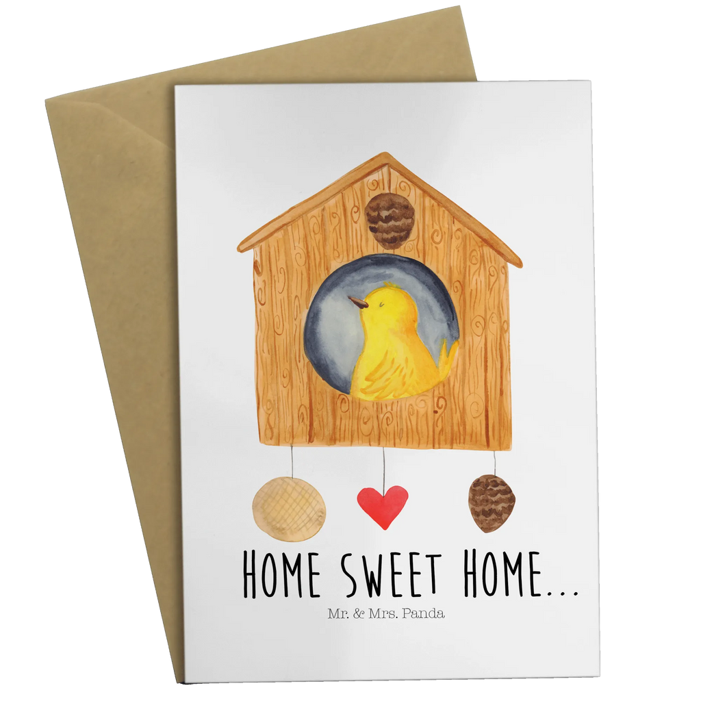 Greetings card birdhouse Home Glückwunschkarte, Motivkarte, hochzeitskarten, babykarte, einladungskarten, Klappkarte, neujahrskarte, genesungskarte, osterkarten, Beileidskarte, Grußkarte, Grußkarten, vatertagskarte, osterkarte, jubiläumskarte, dankeskarten, weihnachtskarten, firmungskarte, kommunionskarte, valentinstagskarte, spruchkarte, glückwunschkarten, abiturkarte, Lustige Sprüche, Tiermotive, Gute Laune, Tiere, Einzug, Hausbau, Haus, Geschenk, Umzug, Home Sweet Home, Vogelhaus, Einzugsgeschenk, Vogel