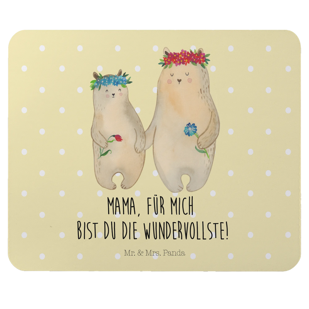 Mouse mat Bears with flower crown laptop mauspad, pc mauspad, laptop mousepad, Mausmatte, mausteppich, computer mousepad, computer mauspad, mousematte, mauspad pc, pc mousepad, Mousepad, mauspad laptop, computermatte, notebook mauspad, Mauspad, pc mausunterlage, Mausunterlage, Muttertag, Vatertag, Mama, Papa, Oma, Opa, Familie, Schwester, Bruder, Weltbeste Mama, Lieblingsmama, Tochter, Kind, Lieblingsmensch, Töchter, Vorbild, Bären, Kinder, Mutti, Mutter, Family, Mami, Beste Mutter, Bär, Geschenk Mama. Muttertag