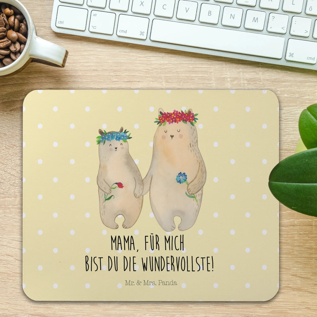 Mouse mat Bears with flower crown laptop mauspad, pc mauspad, laptop mousepad, Mausmatte, mausteppich, computer mousepad, computer mauspad, mousematte, mauspad pc, pc mousepad, Mousepad, mauspad laptop, computermatte, notebook mauspad, Mauspad, pc mausunterlage, Mausunterlage, Muttertag, Vatertag, Mama, Papa, Oma, Opa, Familie, Schwester, Bruder, Weltbeste Mama, Lieblingsmama, Tochter, Kind, Lieblingsmensch, Töchter, Vorbild, Bären, Kinder, Mutti, Mutter, Family, Mami, Beste Mutter, Bär, Geschenk Mama. Muttertag