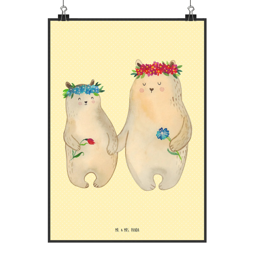 Plakat Niedźwiedzie z wianuszkiem grafikposter, Plakat, Mr. & Mrs. Panda Poster, Designposter, wanddruck, Posterdruck, Bild, Wandschmuck, Deko Bild, Kunstdruck, kunst für die wand, Bild für Wand, wandkunst, Wanddekoration, Wanddeko Bild, Wandbild, kunstdruck poster, kunstposter, Poster, Wandposter, drucke, wanddeko, Vatertag, Familie, Oma, Bruder, Papa, Mama, Schwester, Opa, Muttertag, Bär, Family, Geschenk Mama. Muttertag, Kind, Mutti, Töchter, Beste Mutter, Vorbild, Bären, Mutter, Weltbeste Mama, Kinder, Lieblingsmama, Tochter, Lieblingsmensch, Mami
