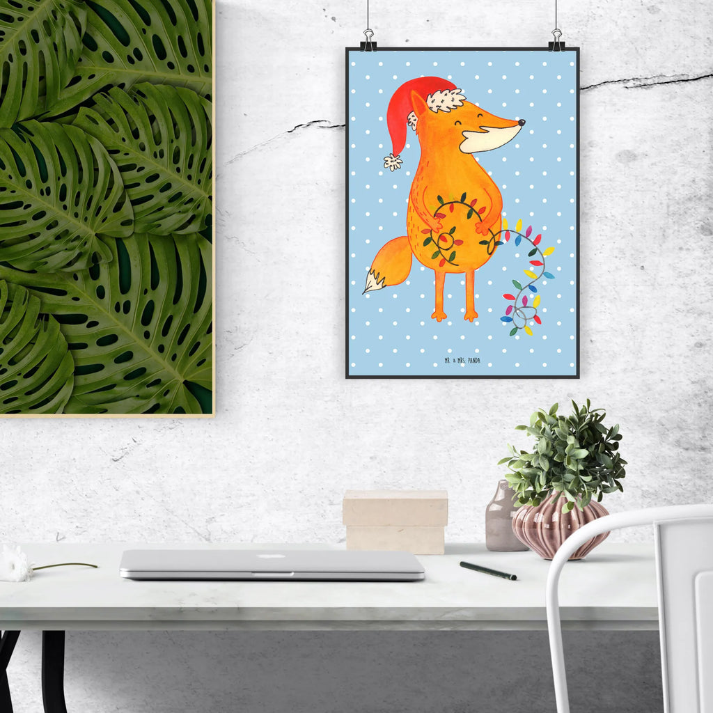 Plakat lis Boże Narodzenie Posterdruck, Wandposter, grafikposter, wanddeko, Poster, Wandschmuck, wanddruck, wandkunst, kunstdruck poster, Wanddekoration, Deko Bild, Wandbild, Plakat, kunstposter, Designposter, drucke, Kunstdruck, Bild, Bild für Wand, Mr. & Mrs. Panda Poster, Wanddeko Bild, kunst für die wand, Wintermotiv, Heiligabend, Advent, Nikolaus, Weihnachtsdeko, Winter, Weihnachten, Weihnachtszeit, Füchse, Spruch schön, Geschenk Weihnachten, Fuchs, Weihnachtsmann