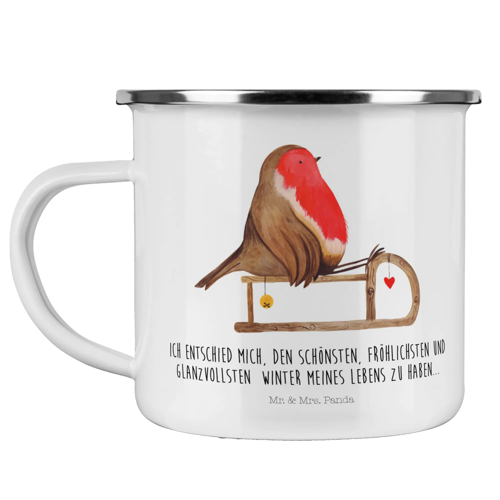 Camping Emaille Tasse Rotkehlchen Schlitten Reisebecher, Tasse, blechbecher, Emaille Becher, wandertasse, Teetasse, Campingtasse, Teebecher, Becher, Kaffeebecher, wanderbecher, Metalltasse, reisetasse, Emaille Tasse, Pott, Campingbecher, metallbecher, Blechtasse, emaillebecher, Tasse Emaille, Trinkbecher, Emailletasse, Kaffeetasse, becher emaille, Weihnachten, Winter, Weihnachtsdeko, Nikolaus, Advent, Heiligabend, Wintermotiv, Vogel, Schlitten
