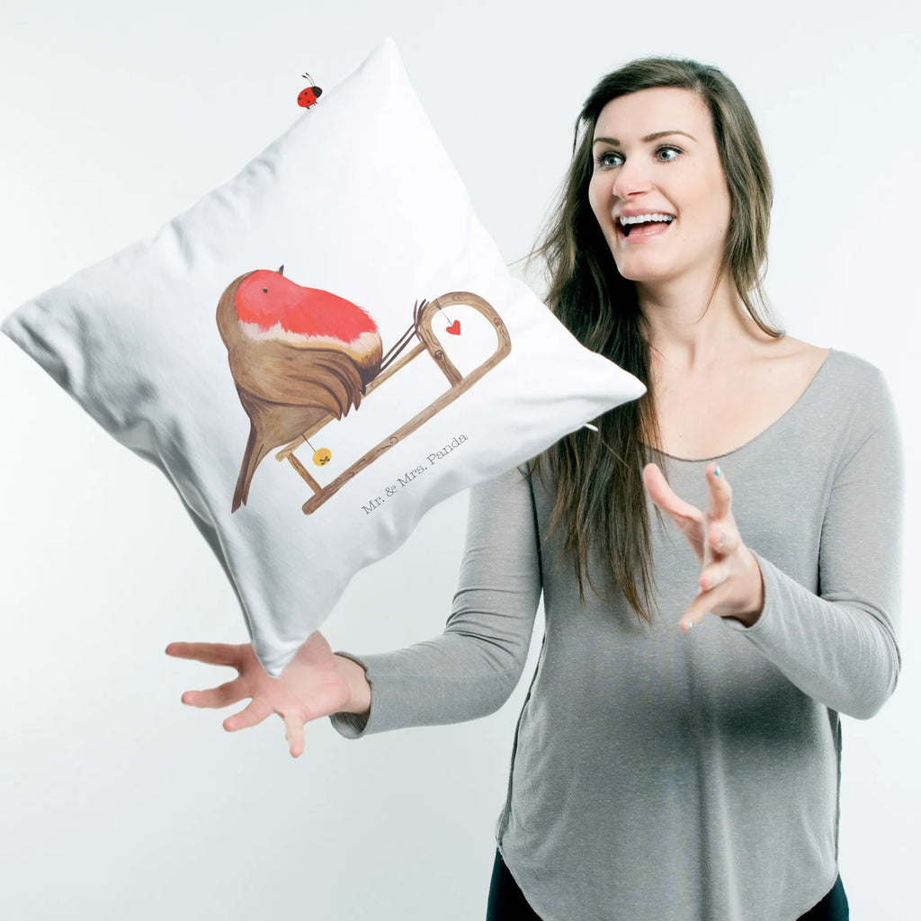 40x40 poduszka rudzik sanki Kopfkissen, sitzkissen, Dekokissen Sofa, Sofakissen, Zierkissen, Dekokissen, Kissenhülle, Dekokissen 40x40, Sofakissen 40x40, Kissenhülle 40x40, Kopfkissen 40x40, Couchkissen, Kissen 40x40, Kissenbezug 40x40, Kissenbezüge, Kissen, Kissen 40x40 Waschbar, Motivkissen, sofakissen, Winter, Weihnachten, Weihnachtsdeko, Nikolaus, Advent, Heiligabend, Wintermotiv, Schlitten, Vogel