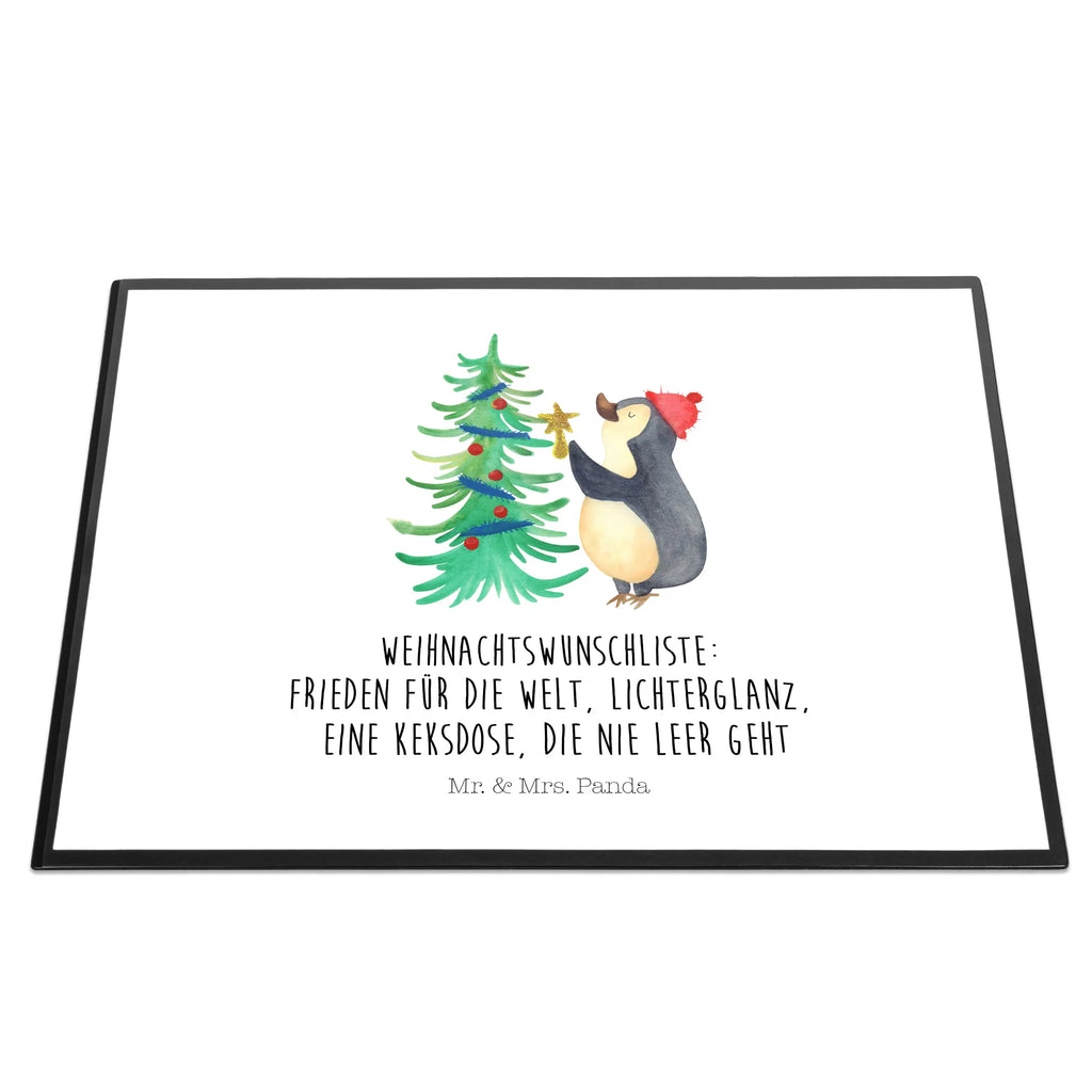 Desk pad penguin Christmas tree Schreibwaren, Bürobedarf, Schreibunterlage, Schreibtischunterlage Groß, Schreibtisch Unterlagen, Büroartikel, Schreibtischauflage, Winter, Weihnachten, Weihnachtsdeko, Nikolaus, Advent, Heiligabend, Wintermotiv, Pinguin