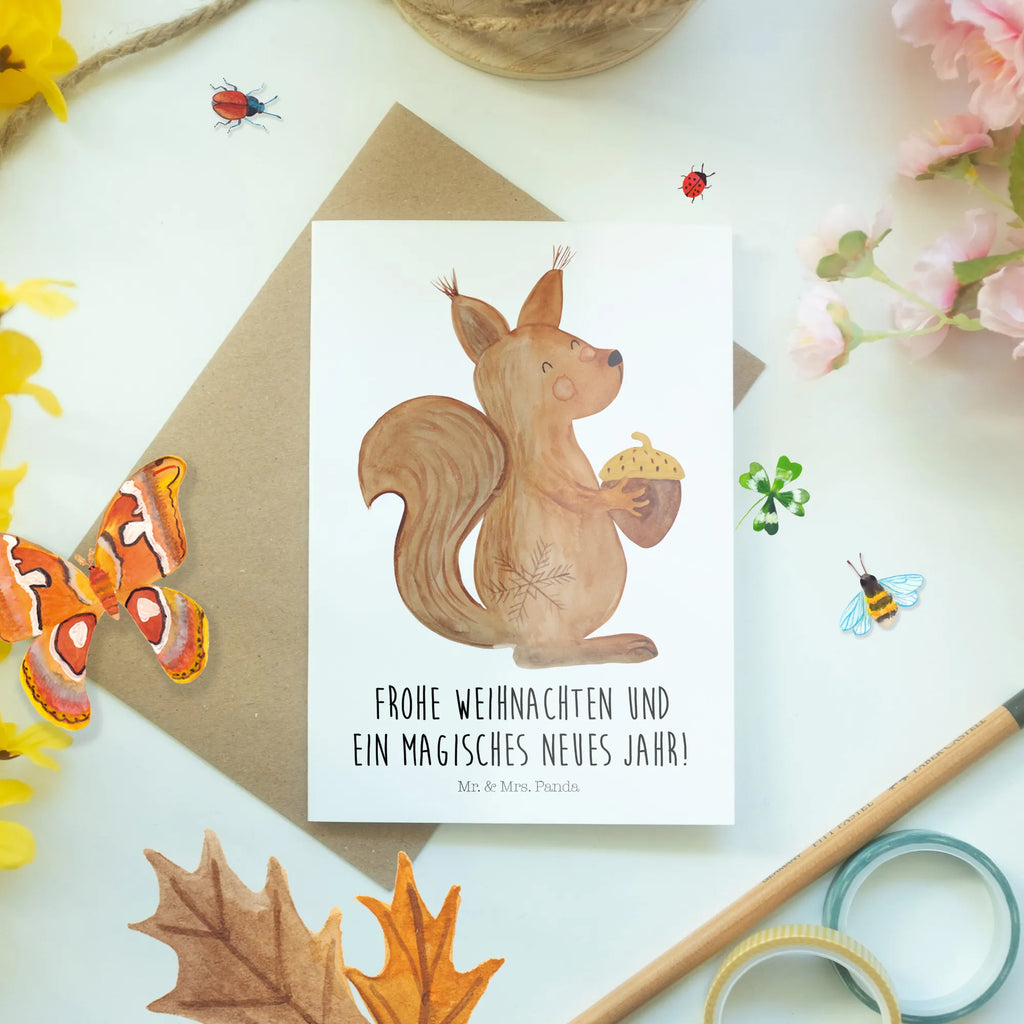 Grußkarte Eichhörnchen Weihnachtszeit Einladungskarte, Ansichtskarten, Hochzeitskarte, Klappkarte, Glückwunschkarte, Karte, Geburtstagskarte, Grußkarte, Winter, Weihnachten, Weihnachtsdeko, Nikolaus, Advent, Heiligabend, Wintermotiv, Guten Rutsch, Vogel, Weihnachtsmotiv, Frohes neues Jahr, Neujahr, Weihnachtsgruß, Frohe Weihnachten