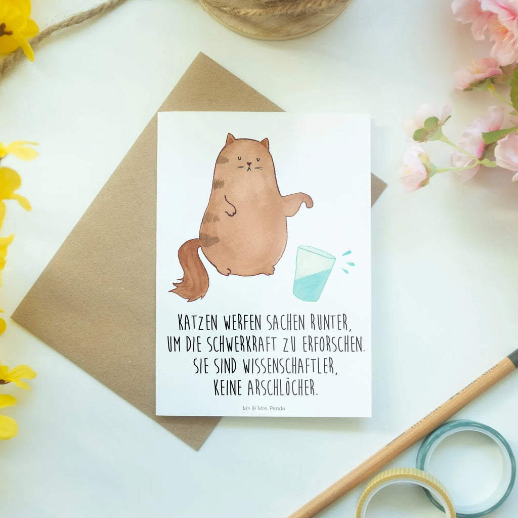 Greetings card Cat water glass Ansichtskarten, Klappkarte, Hochzeitskarte, Grußkarte, Glückwunschkarte, Karte, Einladungskarte, Geburtstagskarte, Katze, Katzenmotiv, Katzenfan, Katzendeko, Katzenfreund, Katzenliebhaber, Katzenprodukte, Katzenartikel, Katzenaccessoires, Katzensouvenirs, Katzenliebhaberprodukte, Katzenmotive, Cats, Katzenbesitzerin, Katzen, Kater, Mietze, Wasser, Katzenhalter, Glas, Cat, Haustier