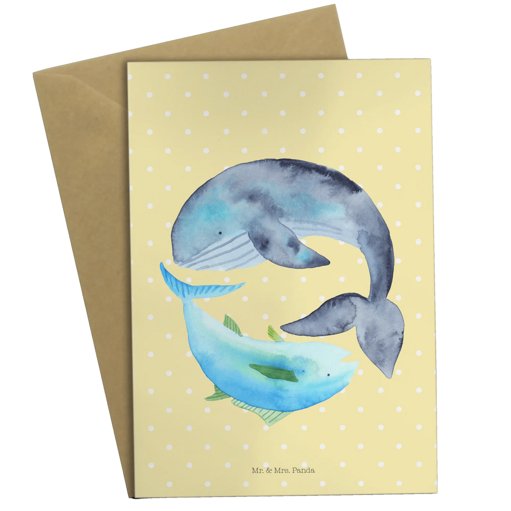 Grußkarte Walfisch Thunfisch Ansichtskarten, Karte, Geburtstagskarte, Glückwunschkarte, Hochzeitskarte, Grußkarte, Einladungskarte, Klappkarte, Tiermotive, Gute Laune, lustige Sprüche, Tiere, Spruch des Tages, Tunfisch, Witz, Wal, Flachwitz, Spruch lustig, Flachwitz Geschenk, Wortwitz lustig, Wahl