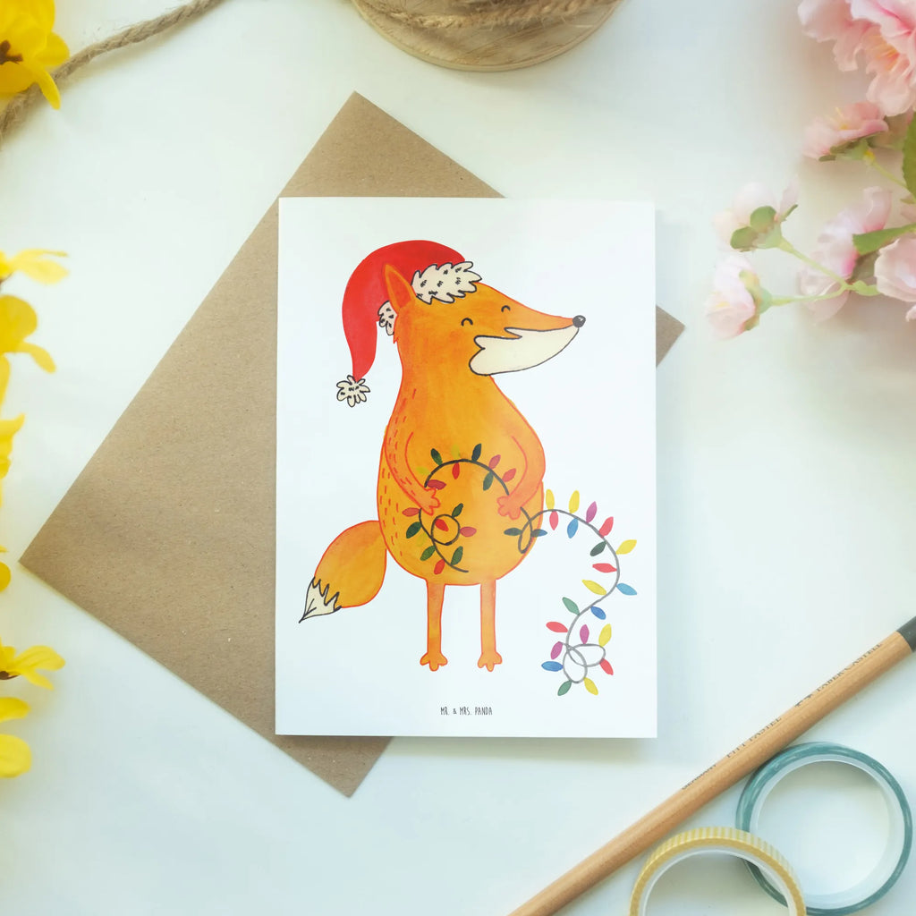 Grußkarte Fuchs Weihnachten Ansichtskarten, Geburtstagskarte, Karte, Grußkarte, Hochzeitskarte, Klappkarte, Einladungskarte, Glückwunschkarte, Winter, Weihnachten, Weihnachtsdeko, Nikolaus, Advent, Heiligabend, Wintermotiv, Weihnachtszeit, Geschenk Weihnachten, Fuchs, Füchse, Spruch schön, Weihnachtsmann