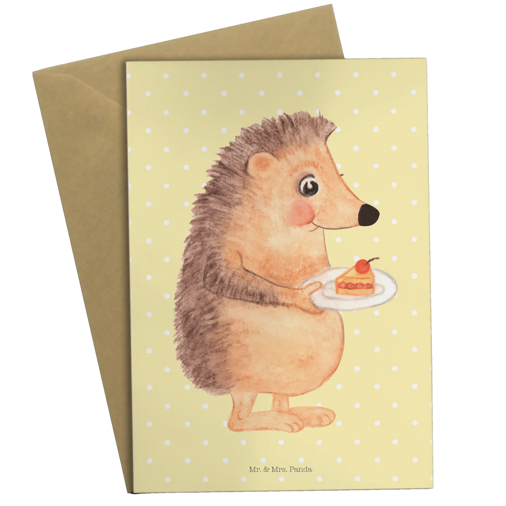 Greetings card Hedgehog piece of cake kommunionskarte, weihnachtskarten, Grußkarten, Grußkarte, firmungskarte, Beileidskarte, babykarte, Klappkarte, osterkarte, jubiläumskarte, valentinstagskarte, abiturkarte, genesungskarte, vatertagskarte, einladungskarten, hochzeitskarten, Motivkarte, glückwunschkarten, neujahrskarte, Glückwunschkarte, spruchkarte, dankeskarten, osterkarten, Lustige Sprüche, Tiere, Tiermotive, Gute Laune, Einladung Party, Essen Spruch, Igel, Torte, Kuchen, Geburtstagskuchen, Kuchen Backen, Backen Geschenk