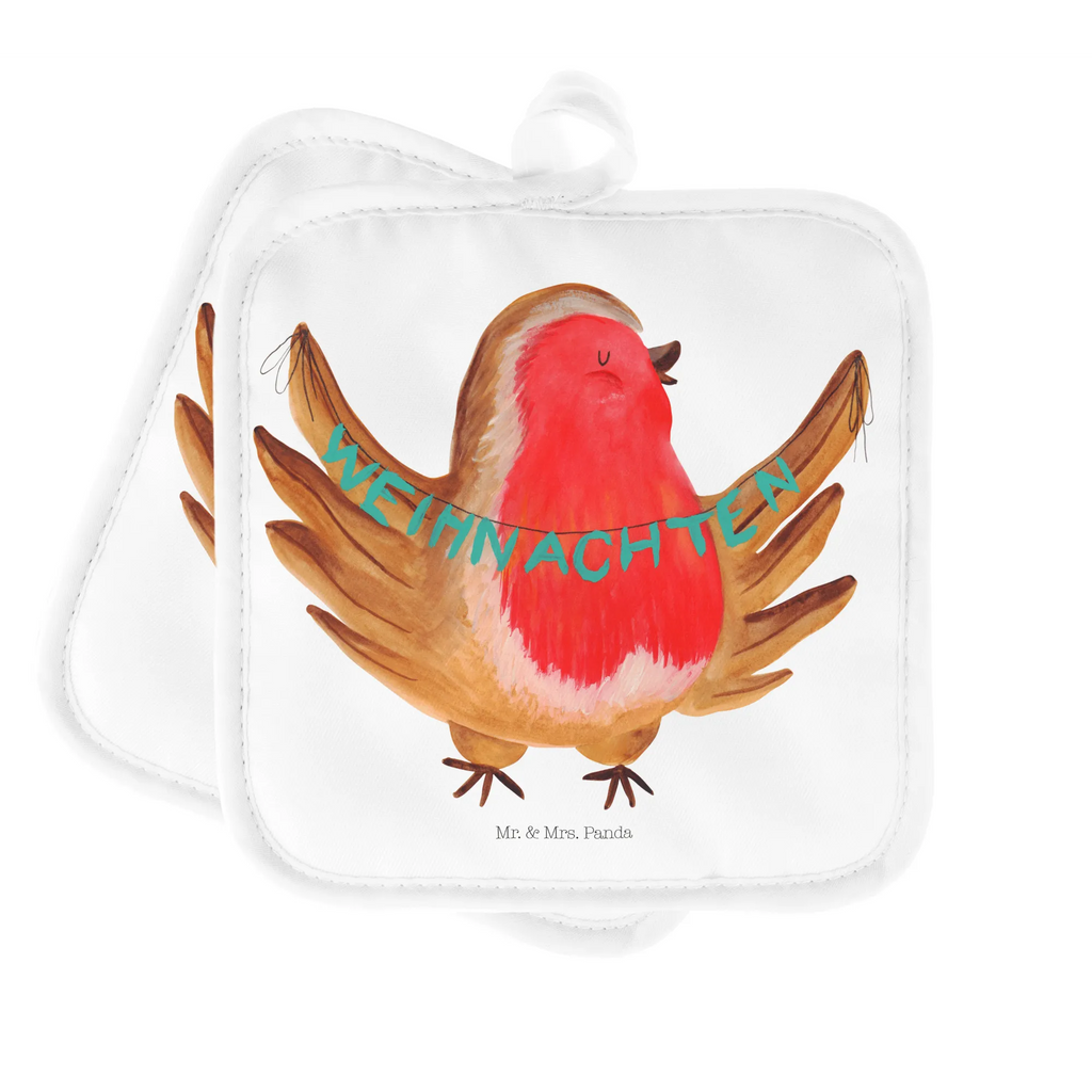 2er Set Topflappen  Rotkehlchen Weihnachten Ofenhandschuhe, Ofenhandschuh, Schöne Topflappen, Topflappen Set, Topflappen, Topflappen lustig, Topflappen mit Spruch, Topfuntersetzer, Topflappenset, Topfhandschuhe, Topfhandschuh, Topflappen 2er Set, Winter, Weihnachten, Weihnachtsdeko, Nikolaus, Advent, Heiligabend, Wintermotiv, Vogel, Weihnachtsmotiv, Frohe Weihnachten, Weihnachtsgruß, xmas