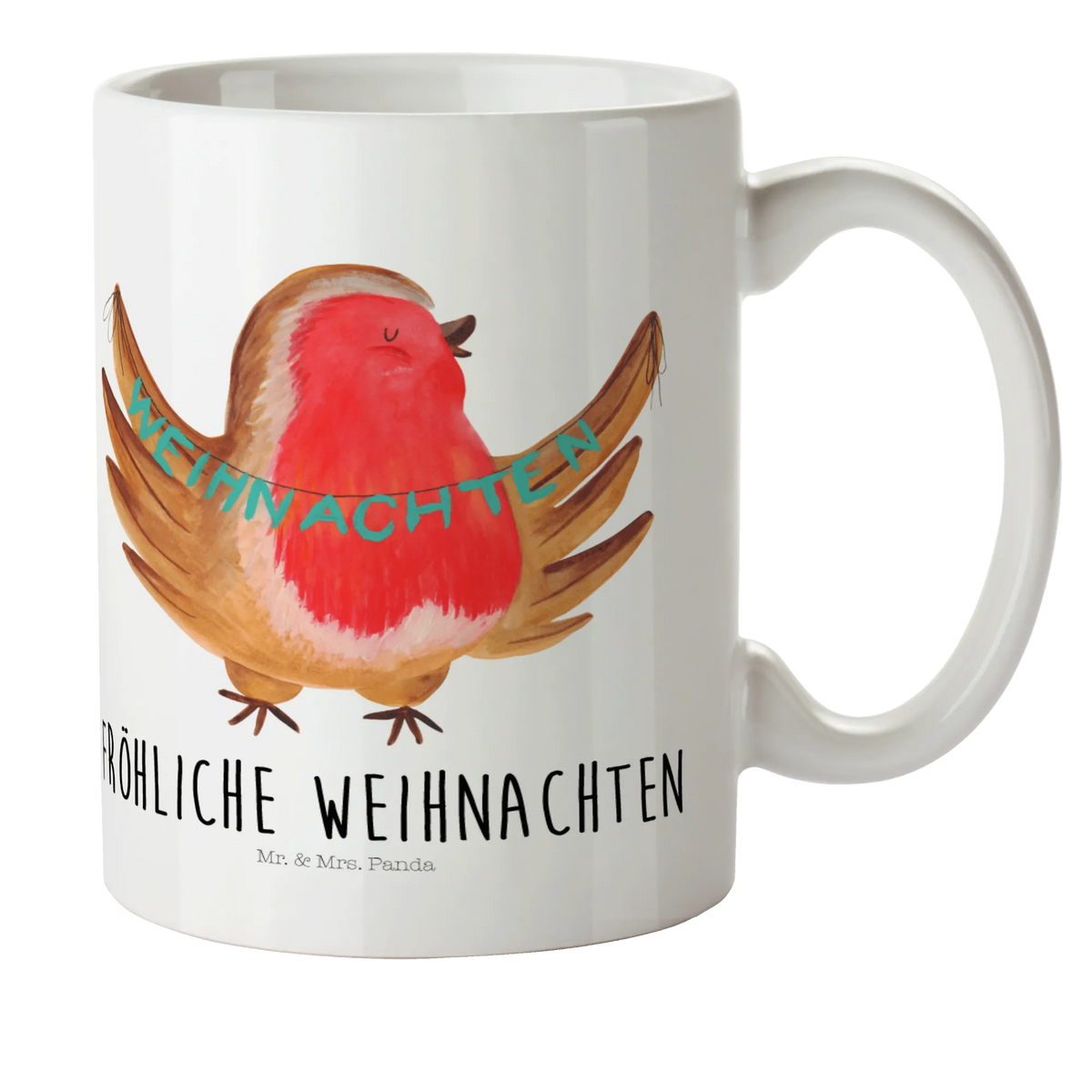 Kindertasse Rotkehlchen Weihnachten