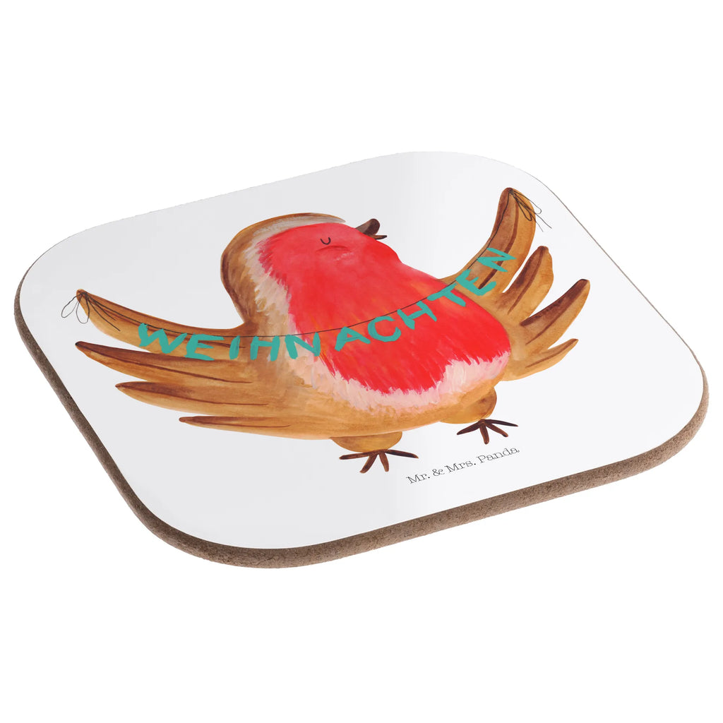 Quadratische Untersetzer Rotkehlchen Weihnachten Tassen Untersetzer, Untersetzer aus Holz, Untersetzer, Untersetzer Design, Glasuntersetzer, Holzuntersetzer, Untersetzer Gläser, Korkuntersetzer, Bierdeckel, Getränkeuntersetzer, Untersetzer Holz, Untersetzer für Gläser, Winter, Weihnachten, Weihnachtsdeko, Nikolaus, Advent, Heiligabend, Wintermotiv, xmas, Weihnachtsgruß, Frohe Weihnachten, Vogel, Weihnachtsmotiv