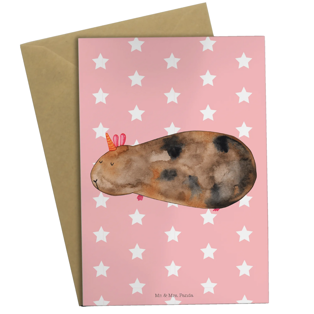 Greetings card unicorn Guinea pig greeting card, wedding card, folding card, invitation card, birthday card, unicorn, unicorns, Meericorn, guinea pig, squirrels
