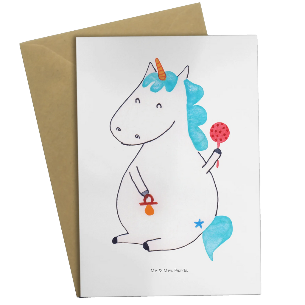 Greetings card unicorn infant Karte, Grußkarte, Hochzeitskarte, Geburtstagskarte, Glückwunschkarte, Einladungskarte, Ansichtskarten, Klappkarte, Einhorn, Einhörner, Einhorn Deko, Unicorn, Party, Kind, Nachwuchs, Eltern, erstes Kind, Schnuller, Babyglück, Geburtstag, Baby, Geburt, Mutter