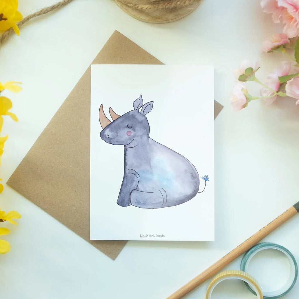 Grußkarte Einhorn Nashorn Grußkarte, Klappkarte, Einladungskarte, Glückwunschkarte, Hochzeitskarte, Geburtstagskarte, Karte, Ansichtskarten, Einhorn, Einhörner, Einhorn Deko, Unicorn, Regenbogen, witzig, lustig, Zoo, Glitzer, Einhornpower, Erwachsenwerden, Nashorn, Nashörner