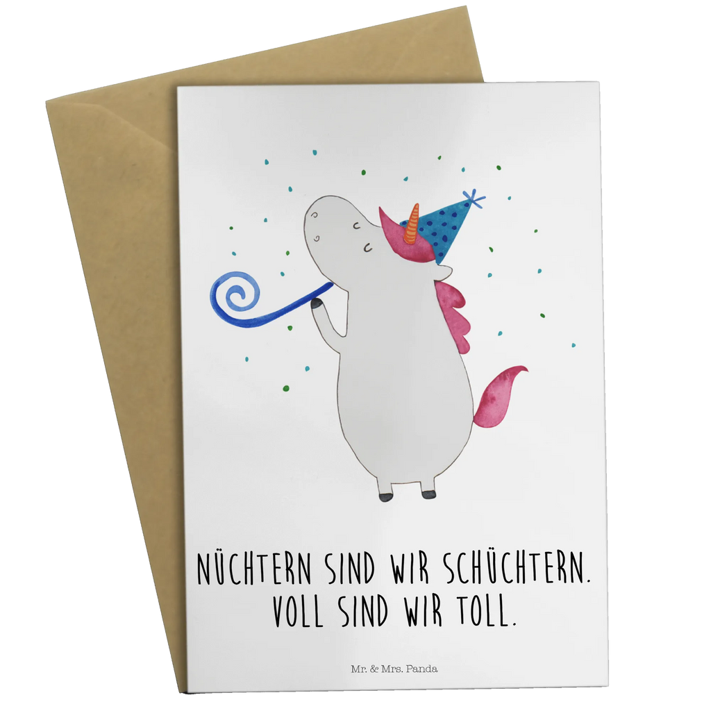 Greetings card unicorn party greeting card, wedding card, folding card, birthday card, invitation card, unicorn, unicorns, Glitter, Birthday present, Club, Unicorns, Celebration, Alcohol, Feast, birthday, Birthday, Disco, Confetti, Party