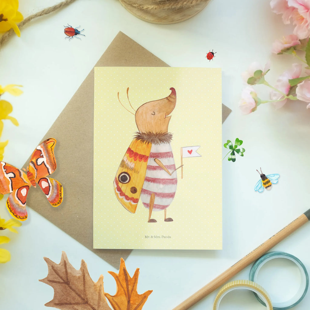 Greetings card Moth flag Glückwunschkarte, Klappkarte, Hochzeitskarte, Karte, Geburtstagskarte, Ansichtskarten, Einladungskarte, Grußkarte, Tiermotive, Gute Laune, lustige Sprüche, Tiere, Spruch witzig, Käfer, süß, Küche Deko, niedlich, Was kostet die Welt, Spruch lustig, Nachtfalter