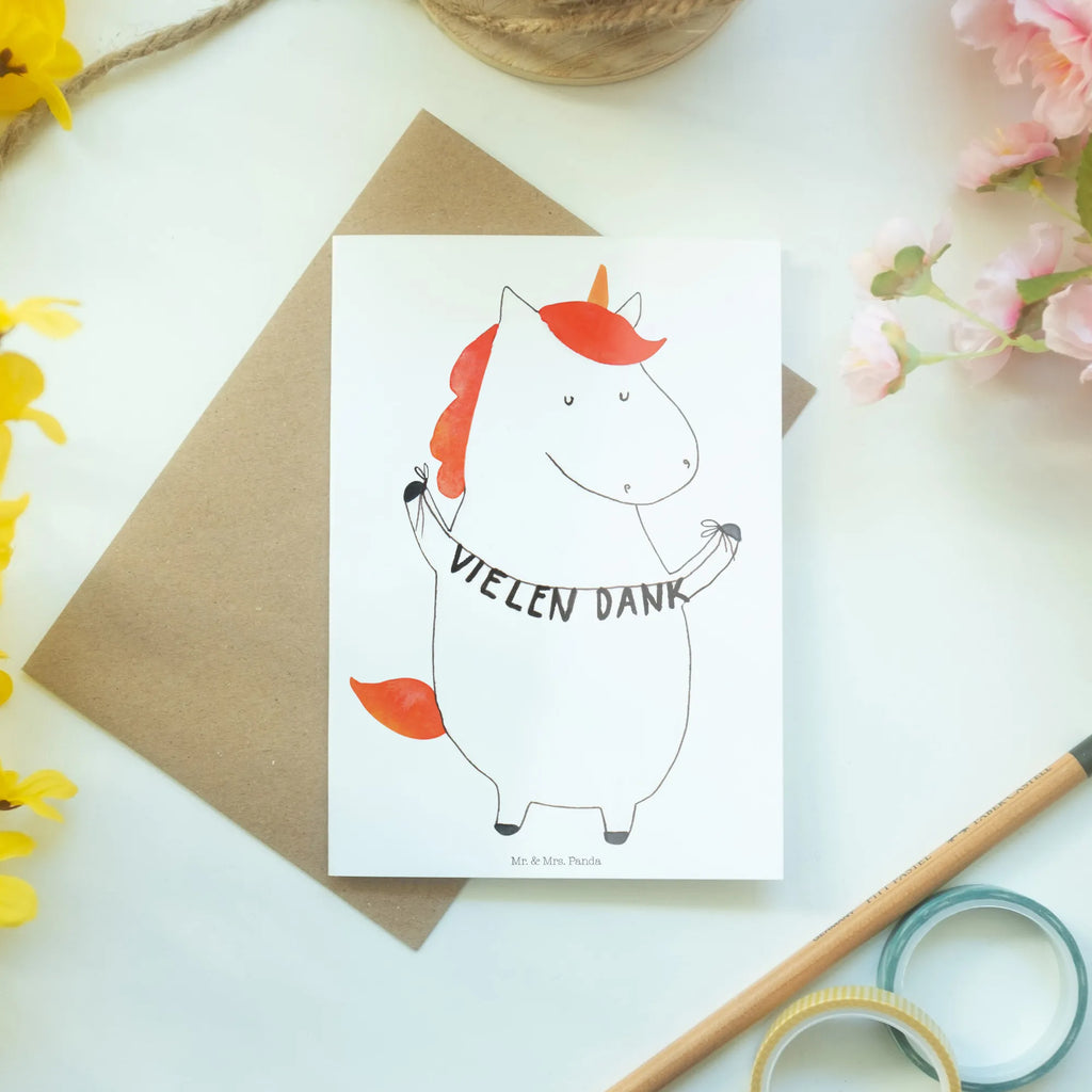 Greetings card unicorn Thank you very much birthday card, wedding card, greeting card, folding card, invitation card, unicorn, unicorns, thank you, thank you gift, Thank you present, thanks, thanksgiving