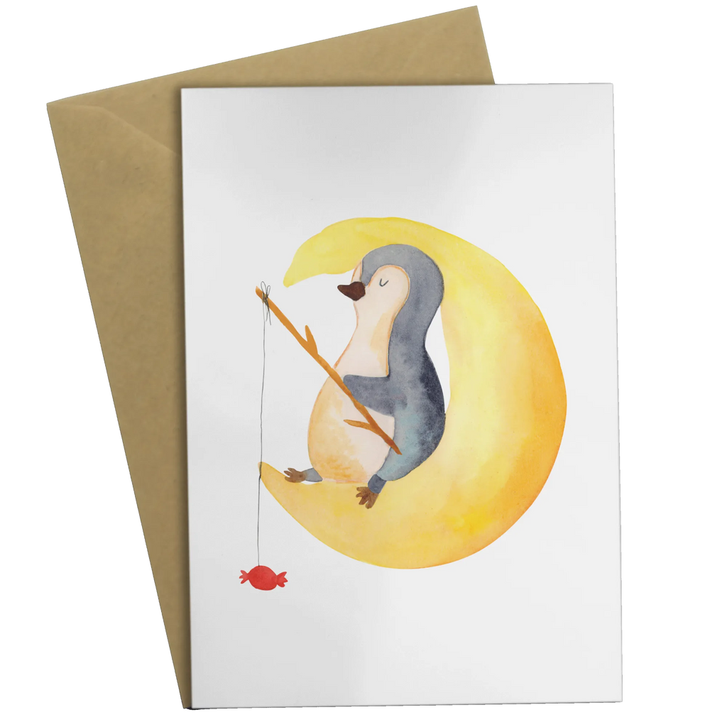 Greetings card Penguin moon spruchkarte, osterkarte, Motivkarte, glückwunschkarten, kommunionskarte, weihnachtskarten, neujahrskarte, einladungskarten, jubiläumskarte, babykarte, Klappkarte, dankeskarten, Grußkarten, Beileidskarte, firmungskarte, Glückwunschkarte, osterkarten, valentinstagskarte, Grußkarte, abiturkarte, genesungskarte, vatertagskarte, hochzeitskarten, Pinguin, Schlafstörungen, Pinguine, Schlafzimmer, Spruch, schlafen, Nachtruhe, Einschlafen, Gästezimmer