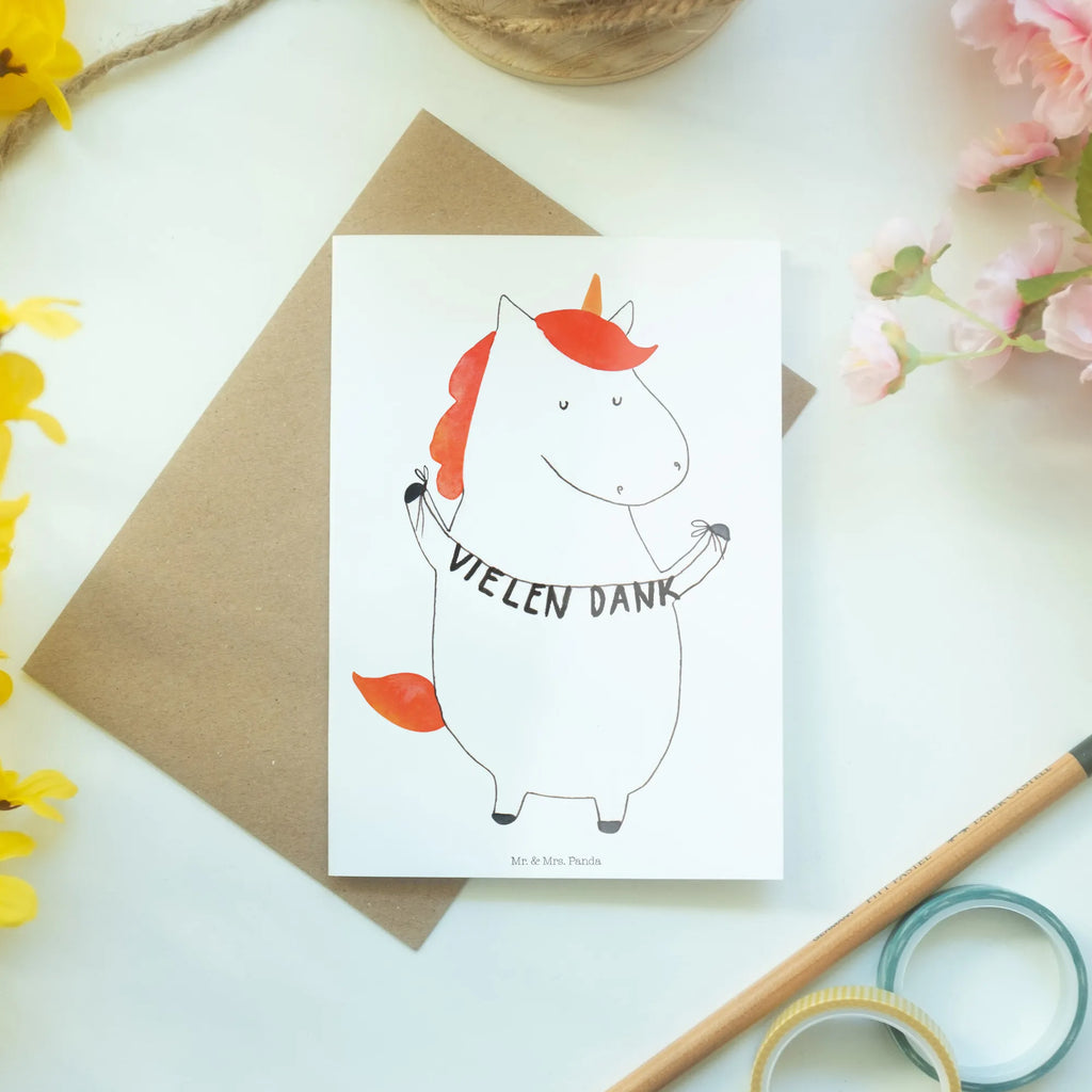 Greetings card unicorn Thank you very much birthday card, wedding card, greeting card, folding card, invitation card, unicorn, unicorns, thank you, thank you gift, Thank you present, thanks, thanksgiving