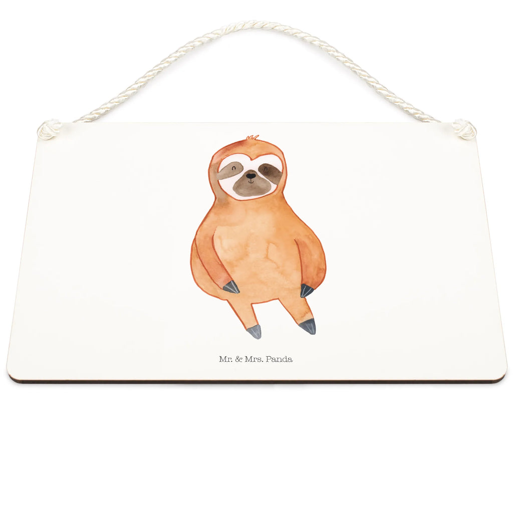 Decorative sign sloth Satisfied Sloth, sloth, trend animal, happy, break, relax, contented, favorite animal, happiness, lazy