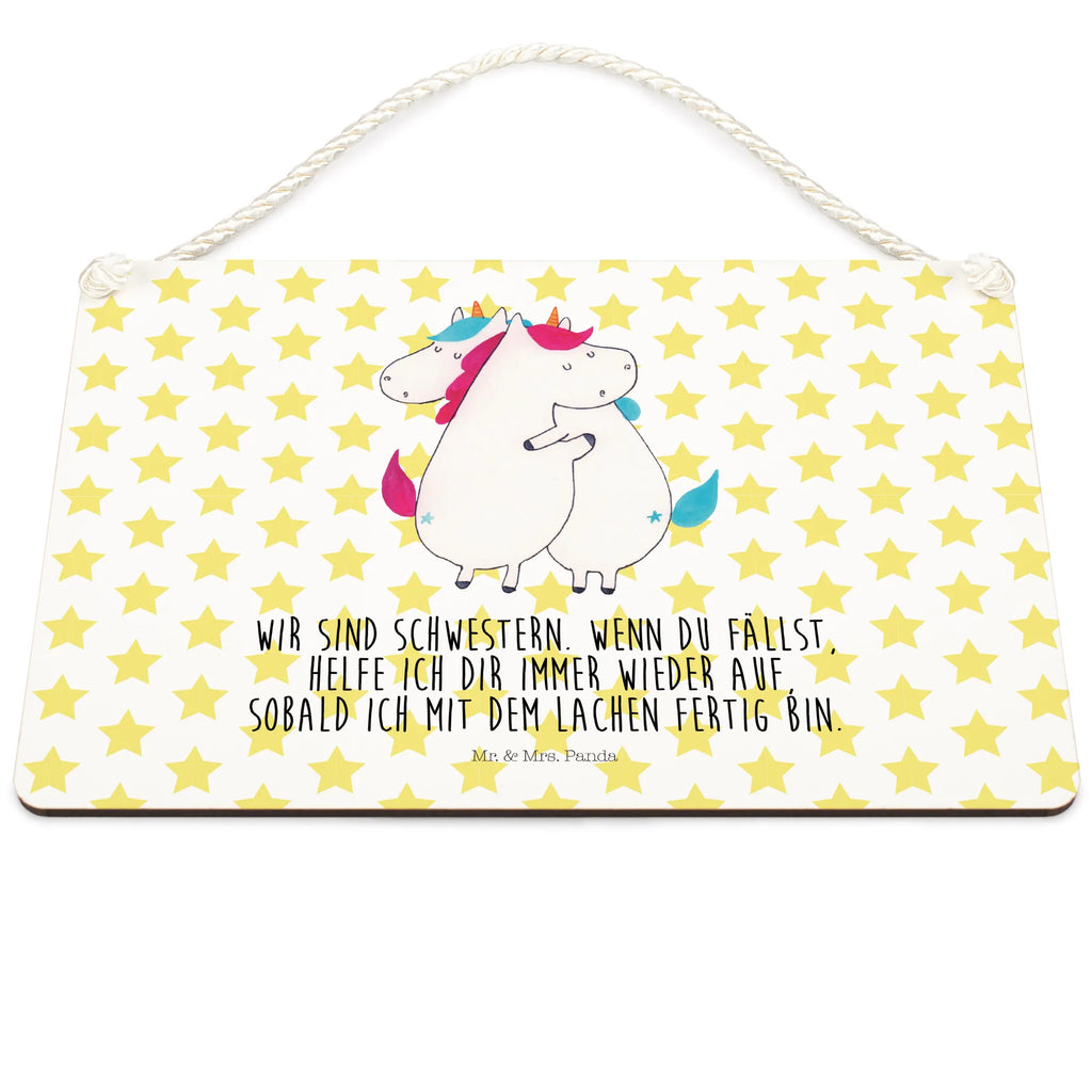 Deko Schild Einhörner Umarmen wandhänger, Motivschild, Schild, Türschild, Badschild, Wandschild, Türschild Familie, Deko Schild, sprüche schild, Schild mit Spruch, Holztafel, wandtafel, dekoration schild, holzbild, dekotafel, Küchenschild, Holzschild, Dekoschild, Spruchschild, Deko Wandtafel, dekoschilder, hängeschild, Einhorn Deko, Einhorn, Unicorn, Einhörner, Geschwister, Familie, Freundin, Sister, Schwestern, Schwester, BFF, Liebe, Freundinnen