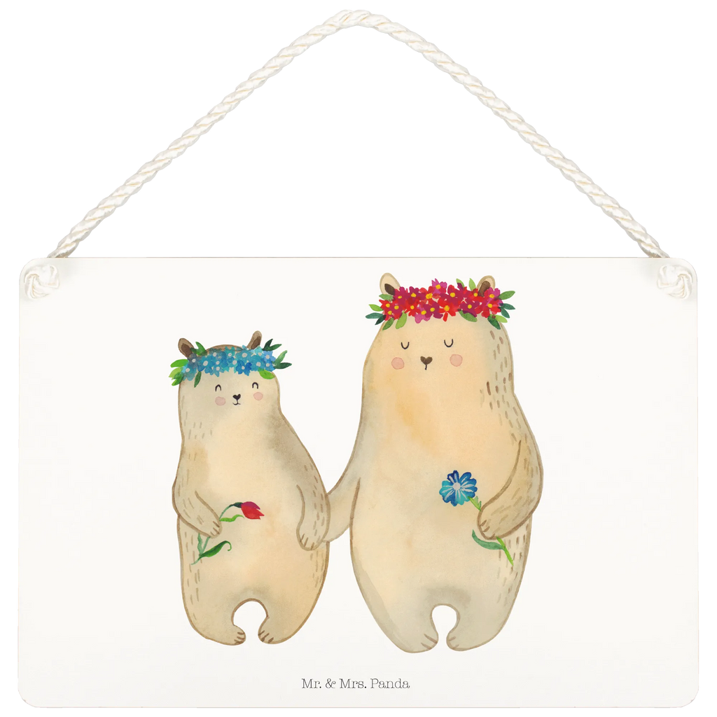 Deko Schild Bären mit Blumenkranz dekoration schild, dekotafel, Deko Schild, holzbild, wandtafel, Wandschild, Türschild, Spruchschild, Deko Wandtafel, hängeschild, Holztafel, Motivschild, Dekoschild, sprüche schild, dekoschilder, Küchenschild, wandhänger, Türschild Familie, Schild mit Spruch, Schild, Holzschild, Badschild, Familie, Mama, Vatertag, Muttertag, Schwester, Oma, Opa, Bruder, Papa, Kind, Weltbeste Mama, Lieblingsmensch, Mutter, Bär, Bären, Family, Vorbild, Mami, Beste Mutter, Lieblingsmama, Tochter, Töchter, Kinder, Geschenk Mama. Muttertag, Mutti