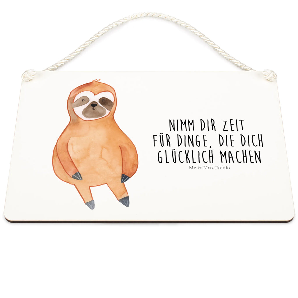 Decorative sign sloth Satisfied Sloth, sloth, trend animal, happy, break, relax, contented, favorite animal, happiness, lazy