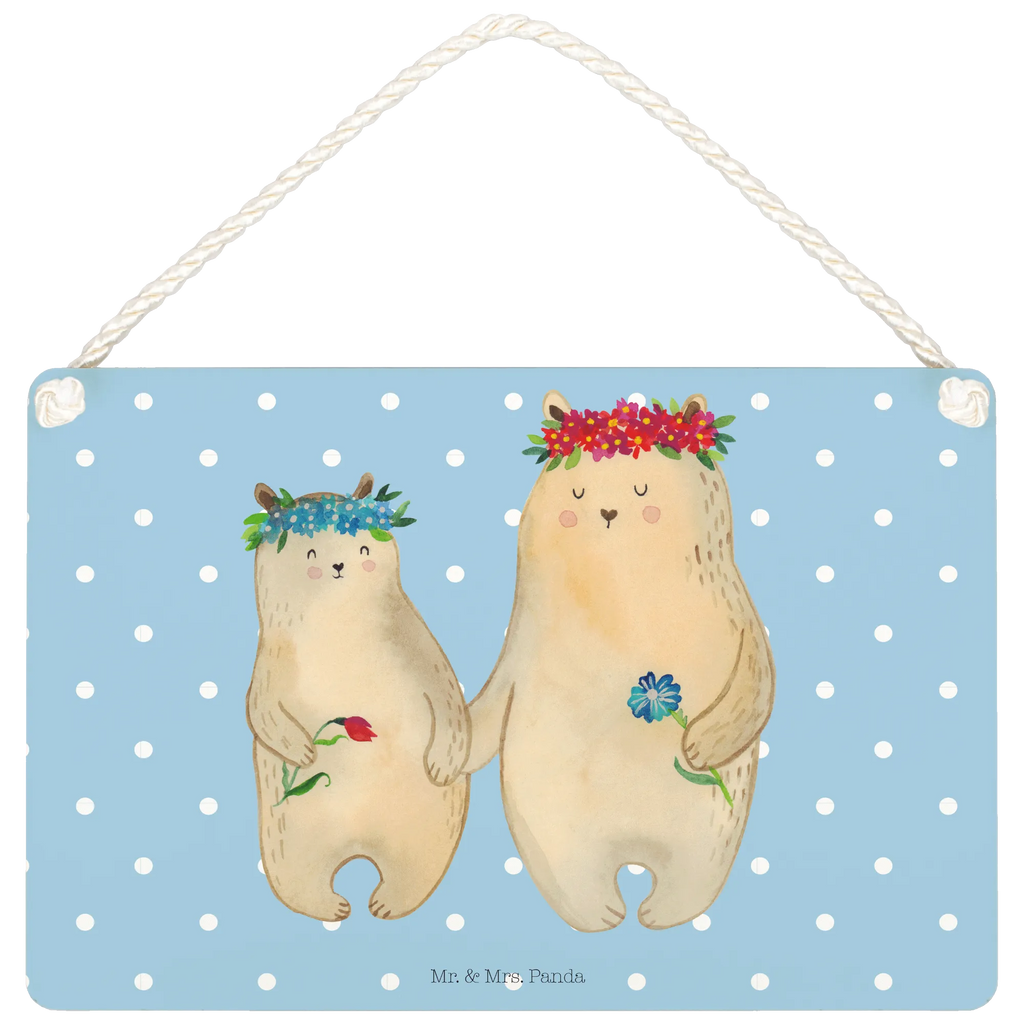 Deko Schild Bären mit Blumenkranz dekoration schild, dekotafel, Deko Schild, holzbild, wandtafel, Wandschild, Türschild, Spruchschild, Deko Wandtafel, hängeschild, Holztafel, Motivschild, Dekoschild, sprüche schild, dekoschilder, Küchenschild, wandhänger, Türschild Familie, Schild mit Spruch, Schild, Holzschild, Badschild, Familie, Mama, Vatertag, Muttertag, Schwester, Oma, Opa, Bruder, Papa, Kind, Weltbeste Mama, Lieblingsmensch, Mutter, Bär, Bären, Family, Vorbild, Mami, Beste Mutter, Lieblingsmama, Tochter, Töchter, Kinder, Geschenk Mama. Muttertag, Mutti