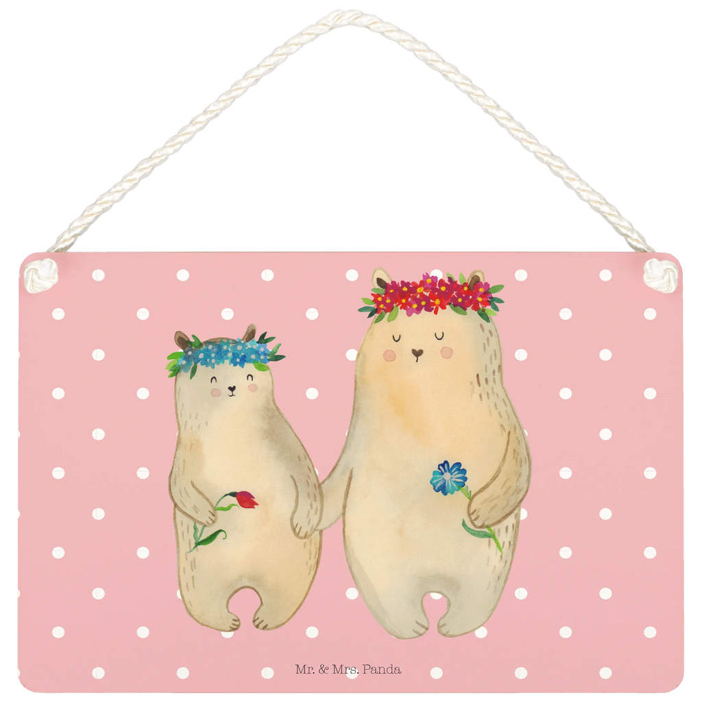 Deko Schild Bären mit Blumenkranz dekoration schild, dekotafel, Deko Schild, holzbild, wandtafel, Wandschild, Türschild, Spruchschild, Deko Wandtafel, hängeschild, Holztafel, Motivschild, Dekoschild, sprüche schild, dekoschilder, Küchenschild, wandhänger, Türschild Familie, Schild mit Spruch, Schild, Holzschild, Badschild, Familie, Mama, Vatertag, Muttertag, Schwester, Oma, Opa, Bruder, Papa, Kind, Weltbeste Mama, Lieblingsmensch, Mutter, Bär, Bären, Family, Vorbild, Mami, Beste Mutter, Lieblingsmama, Tochter, Töchter, Kinder, Geschenk Mama. Muttertag, Mutti