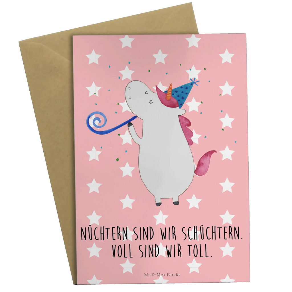 Greetings card unicorn party greeting card, wedding card, folding card, birthday card, invitation card, unicorn, unicorns, Glitter, Birthday present, Club, Unicorns, Celebration, Alcohol, Feast, birthday, Birthday, Disco, Confetti, Party