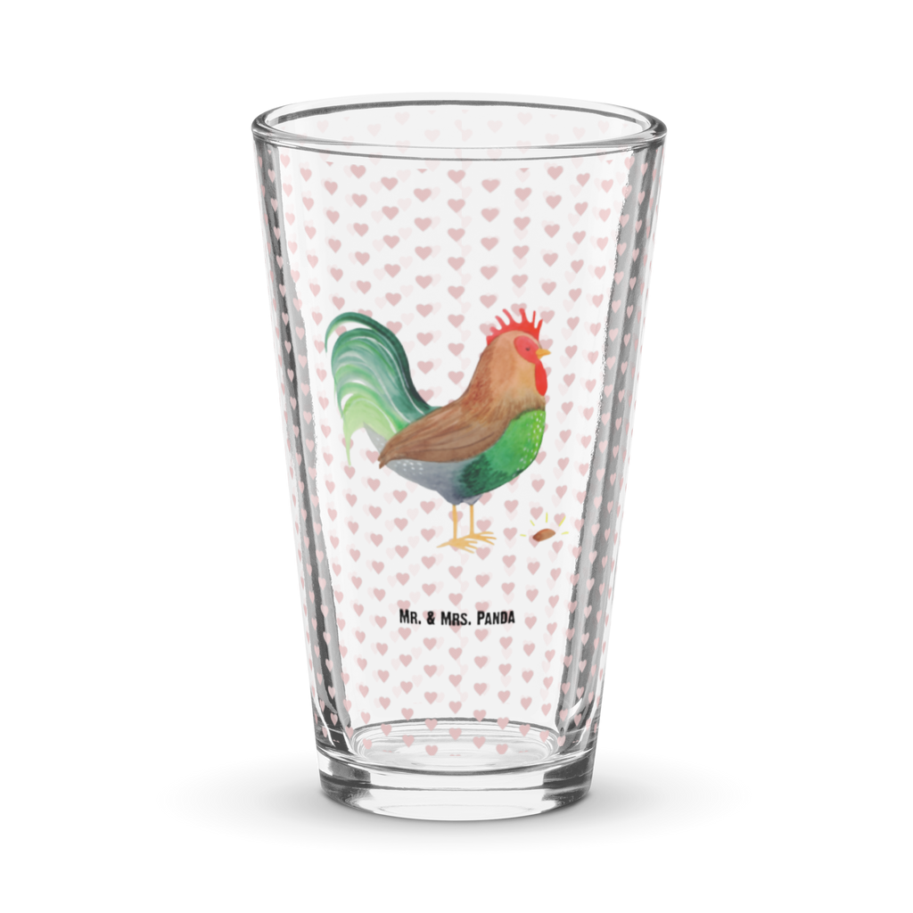 Premium Trinkglas Hahn mit Korn Trinkglas, Glas, Pint Glas, Bierglas, Cocktail Glas, Wasserglas, Bauernhof, Hoftiere, Landwirt, Landwirtin, Hahn, Korn, Henne, Eier, Natur