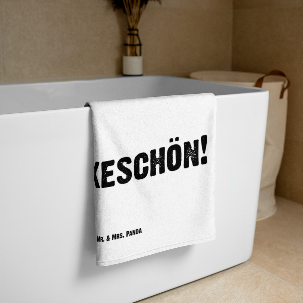 XL Badehandtuch Easy & Peasy Dankeschön Handtuch, Badetuch, Duschtuch, Strandtuch, Saunatuch