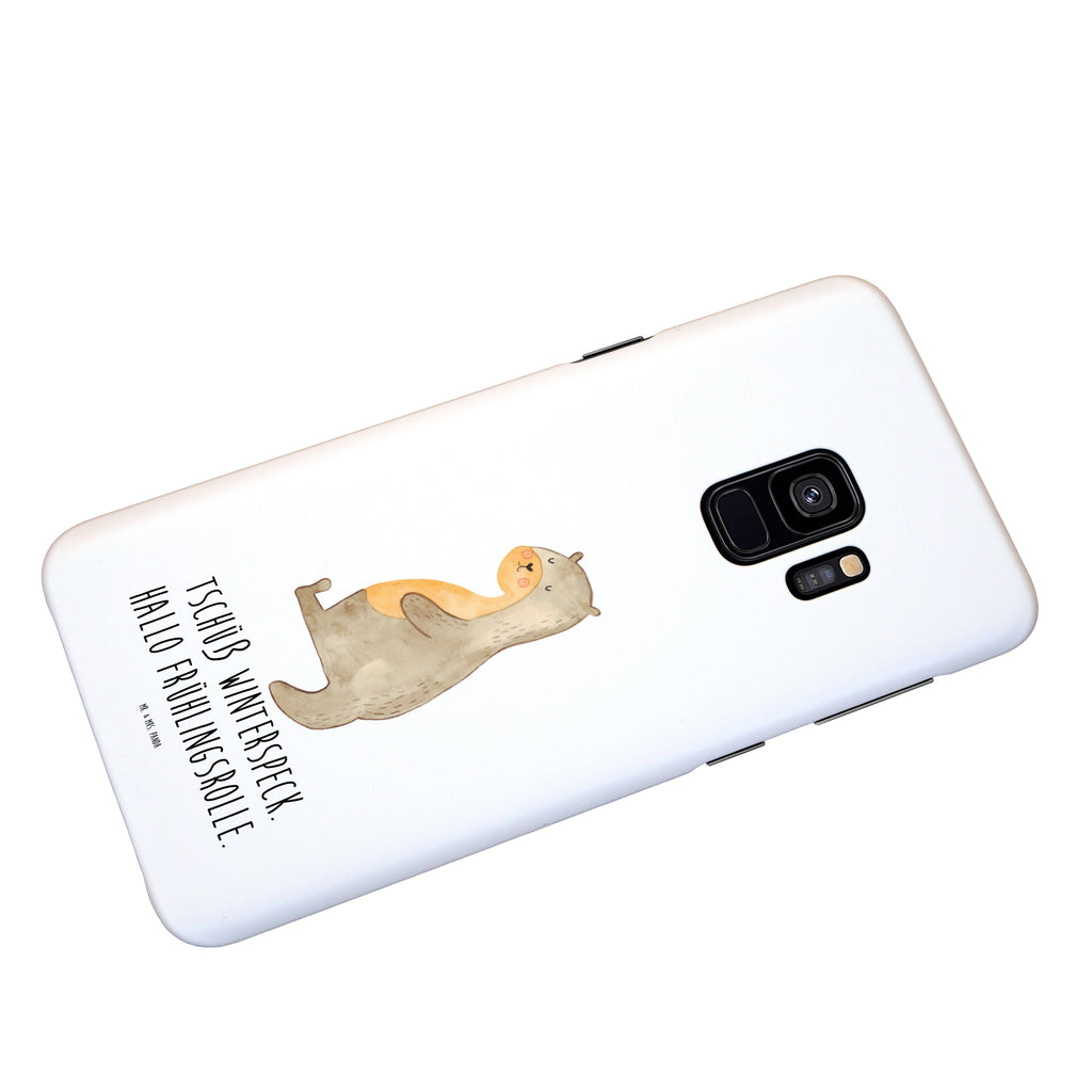 Handyhülle Otter Bauch Handyhülle, Handycover, Cover, Handy, Hülle, Samsung Galaxy S8 plus, Otter, Fischotter, Seeotter, Otter Seeotter See Otter