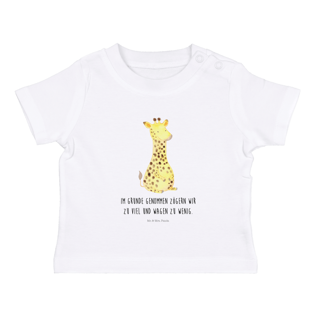 Organic Baby Shirt Giraffe Zufrieden Baby T-Shirt, Jungen Baby T-Shirt, Mädchen Baby T-Shirt, Shirt, Afrika, Wildtiere, Giraffe, Zufrieden, Glück, Abenteuer