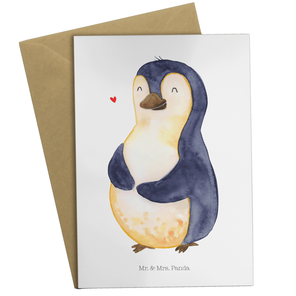 Grußkarte Pinguin Diät Grußkarte, Klappkarte, Einladungskarte, Glückwunschkarte, Hochzeitskarte, Geburtstagskarte, Karte, Pinguin, Pinguine, Diät, Abnehmen, Abspecken, Gewicht, Motivation, Selbstliebe, Körperliebe, Selbstrespekt
