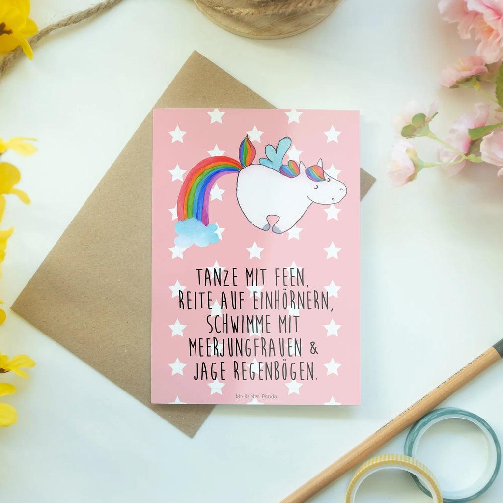 Greetings card unicorn Pegasus Ansichtskarten, Einladungskarte, Geburtstagskarte, Karte, Hochzeitskarte, Glückwunschkarte, Klappkarte, Grußkarte, Einhorn, Einhörner, Einhorn Deko, Unicorn, Glitzer, Realität, Spielen, Regenbogen, Erwachsenwerden