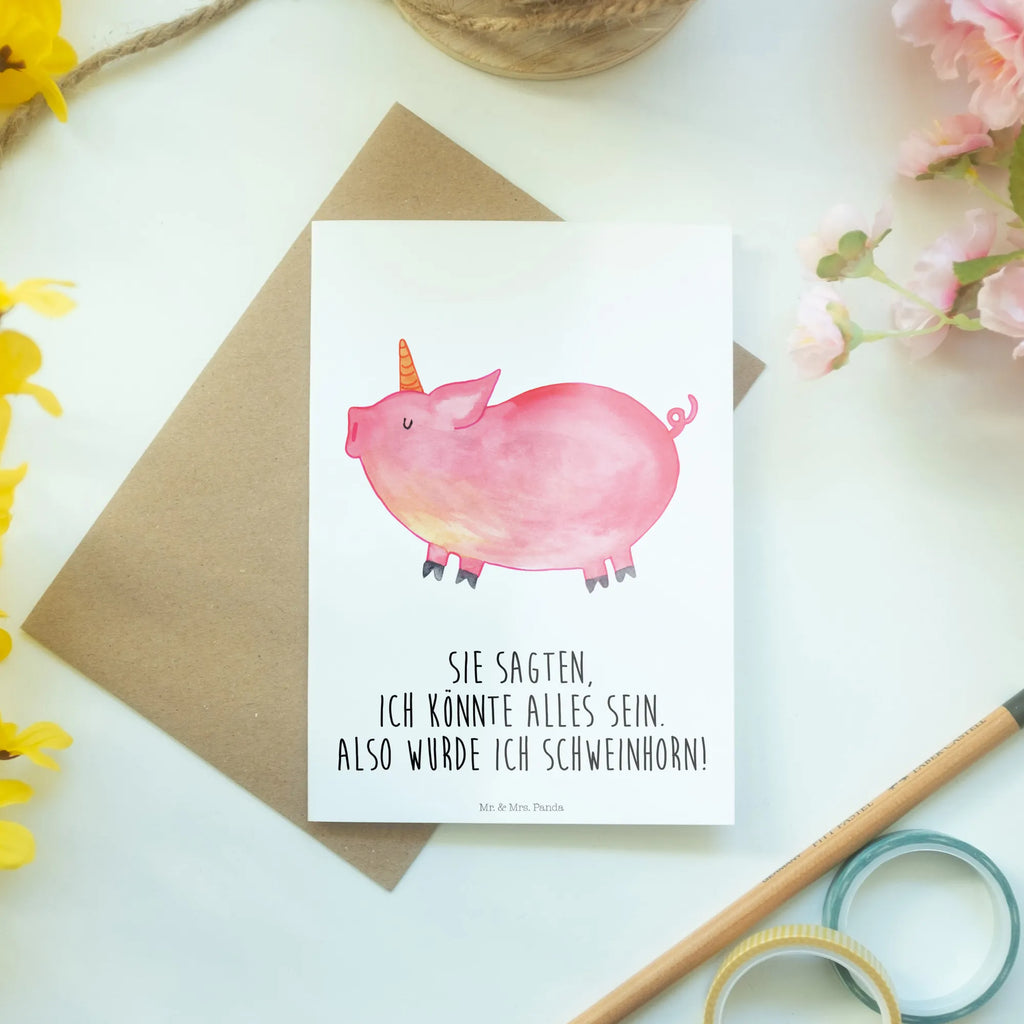 Greetings card unicorn Pig osterkarten, Grußkarte, firmungskarte, osterkarte, weihnachtskarten, neujahrskarte, valentinstagskarte, dankeskarten, genesungskarte, spruchkarte, jubiläumskarte, abiturkarte, babykarte, Glückwunschkarte, Motivkarte, Klappkarte, Grußkarten, hochzeitskarten, glückwunschkarten, kommunionskarte, einladungskarten, vatertagskarte, Beileidskarte, Einhörner, Einhorn, Unicorn, Einhorn Deko, Spruch, Witzig. Lustig, Englisch, Bauer, Pig, Spaß, Party, Schwein, Funny, Geschenk, Piggy, Schweinhorn, English