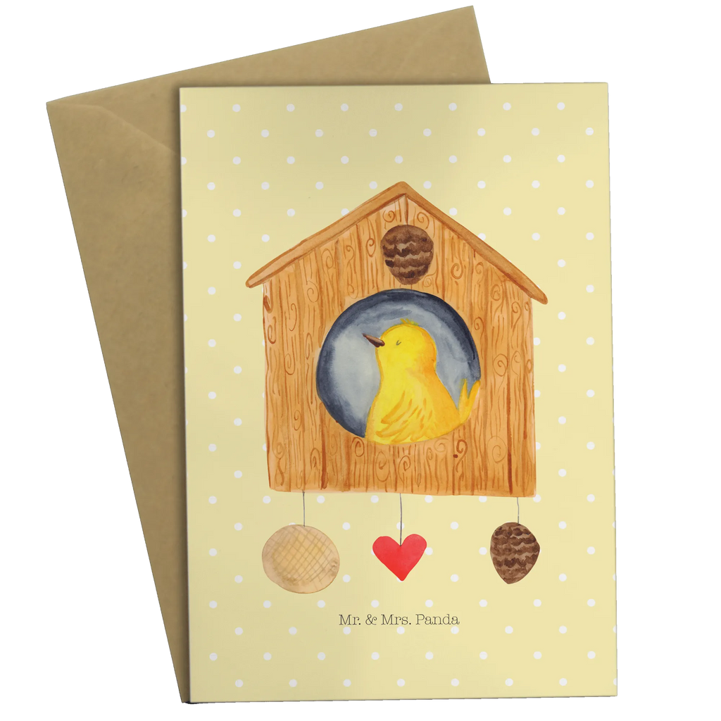 Greetings card Bird House dankeskarten, spruchkarte, abiturkarte, osterkarte, Grußkarte, hochzeitskarten, jubiläumskarte, osterkarten, babykarte, Klappkarte, valentinstagskarte, neujahrskarte, Grußkarten, Beileidskarte, glückwunschkarten, Motivkarte, Glückwunschkarte, weihnachtskarten, einladungskarten, firmungskarte, vatertagskarte, genesungskarte, kommunionskarte, Tiermotive, Gute Laune, Tiere, Lustige Sprüche, Wohnung, Familie, Vogelhaus, Lieblingsort, Zuhause, Unser Haus, Vogel, Vogelhäuschen, Vögel, Castle, Haus, Home Sweet Home, Eigenheim, Nest