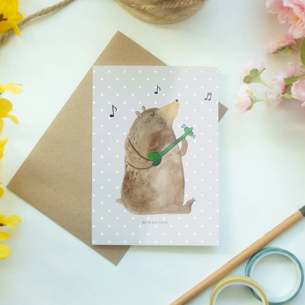 Greetings card bear song greeting card, birthday card, invitation card, folding card, wedding card, bear, teddy, teddy bear, cuddly toy, Bear, heart, song, saying, girlfriend, valentine, partner, love song, gift, woman, love