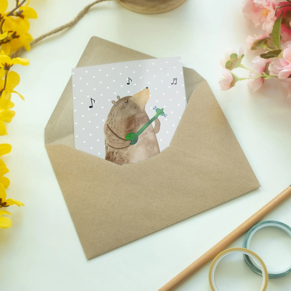 Greetings card bear song greeting card, birthday card, invitation card, folding card, wedding card, bear, teddy, teddy bear, cuddly toy, Bear, heart, song, saying, girlfriend, valentine, partner, love song, gift, woman, love