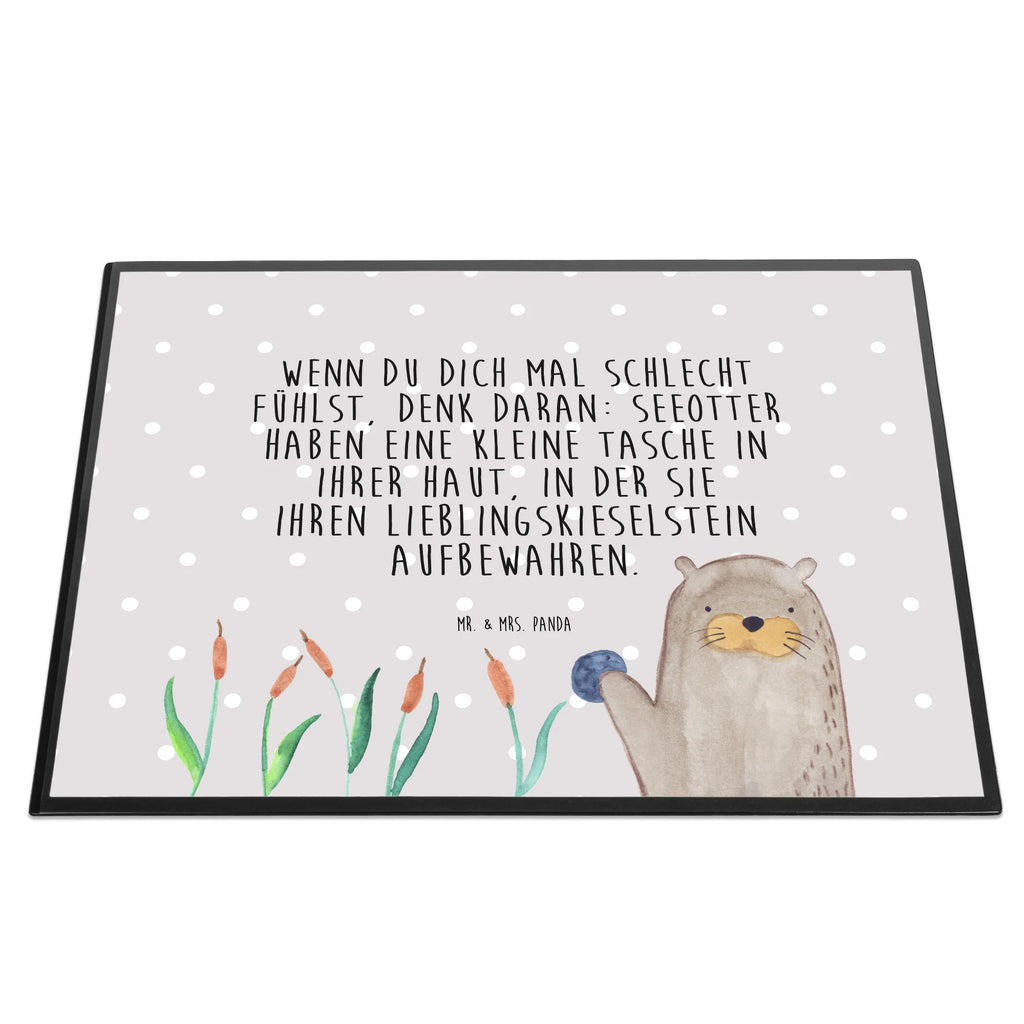 Schreibtischunterlage Otter Stein Schreibwaren, Schreibtischunterlage Groß, Büroartikel, Schreibtisch Unterlagen, Schreibtischauflage, Bürobedarf, Schreibunterlage, Otter, Fischotter, Seeotter, Otter Seeotter See Otter
